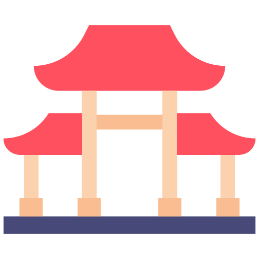 ícono de un templo chino